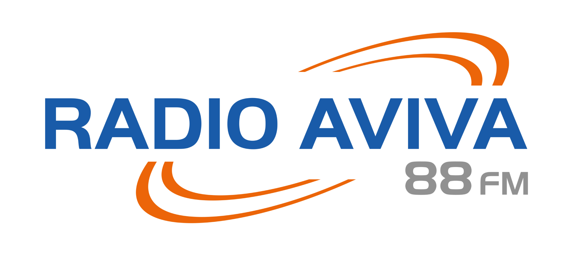 RADIO AVIVA LOGO RECTANGLE avec fond blanc