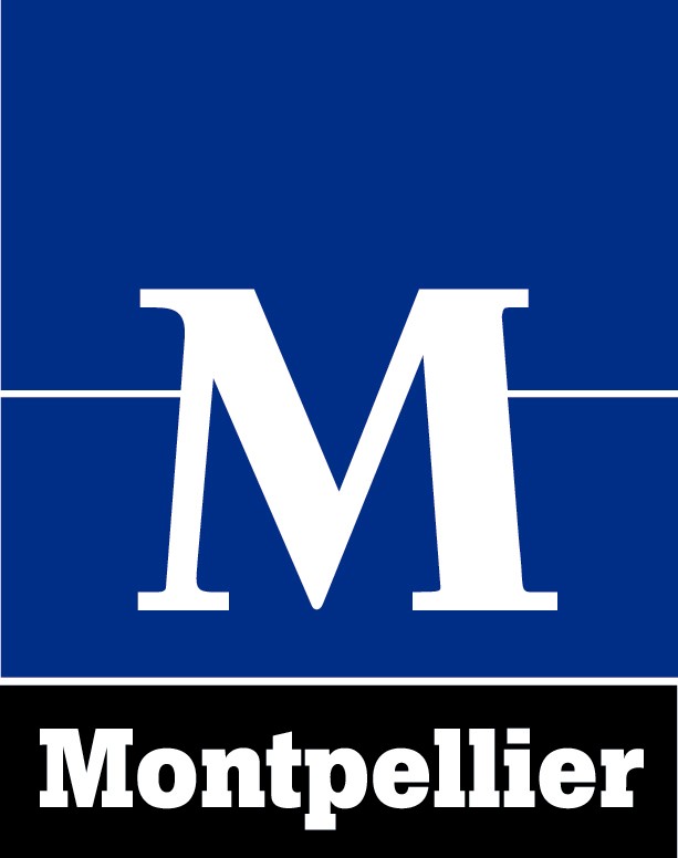 Ville Montpellier logo bleu